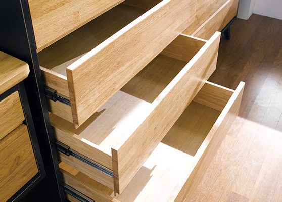 Các loại ray trượt ngăn kéo chịu lực phù hợp với tủ bếp, tủ áo