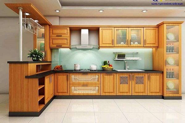 Lựa chọn kích thước tủ bếp trên và dưới để thuận tiện cho việc sử dụng