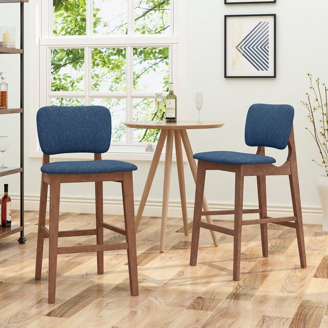 Ghế gỗ cafe đệm ngồi thoải mái