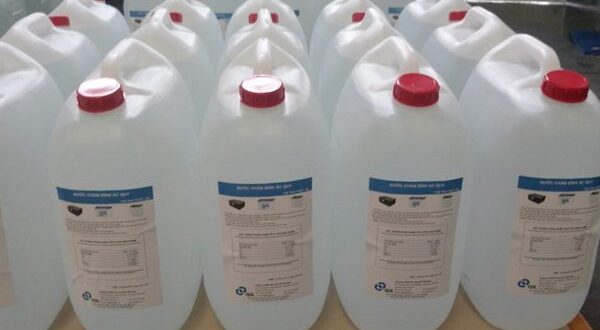 Nước cất xử lý hóa chất