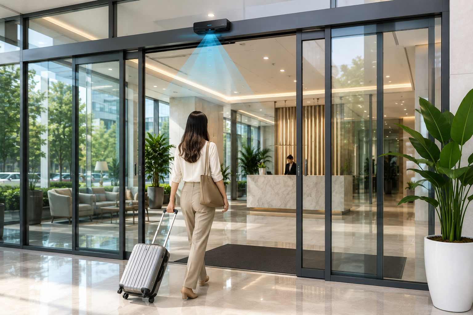 Những ưu điểm vượt trội của cửa kính tự động